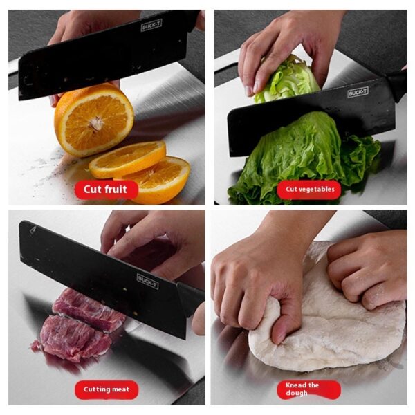 Kitchen Thickened Cutting Board Stainless Steel Cut Vegetables Meat Chopping Board Cooking Tools Anti-mold Cutting Boards Mats – Bild 8