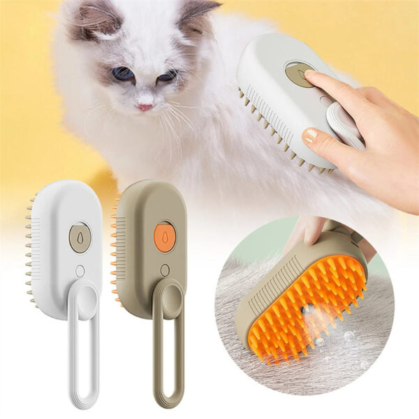 Cat Steam Brush Steamy Dog Brush 3 In 1 Electric Spray Cat Hair Brushes For Massage Pet Grooming Comb Hair Removal Combs Pet Products – Bild 8