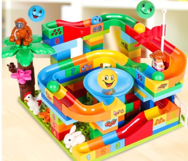 Variety slide large particle world DIY children's educational toys – Bild 4